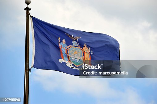 istock New York Flag 490795548