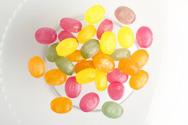 istock Hard Candies. Isolated on a white background. 490797356