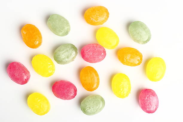 istock Hard Candies. Isolated on a white background. 490797588