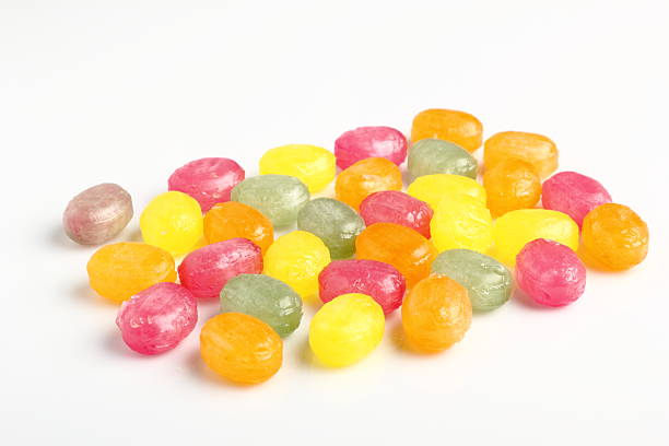 istock Hard Candies. Isolated on a white background. 490797606