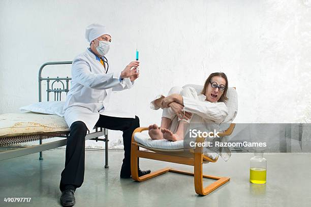 Doctor And Patient Stock Photo - Download Image Now - Adult, Adults Only, Armchair