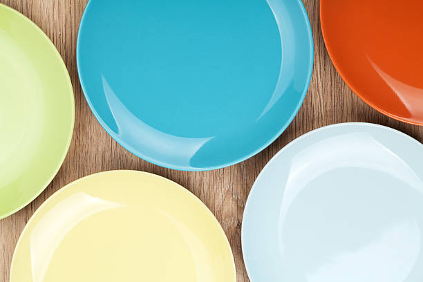 istock Colorful plates and saucers 490798401