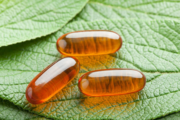 альтернативная медицина - vitamin e lecithin nutritional supplement vitamin pill стоковые фото и изображения