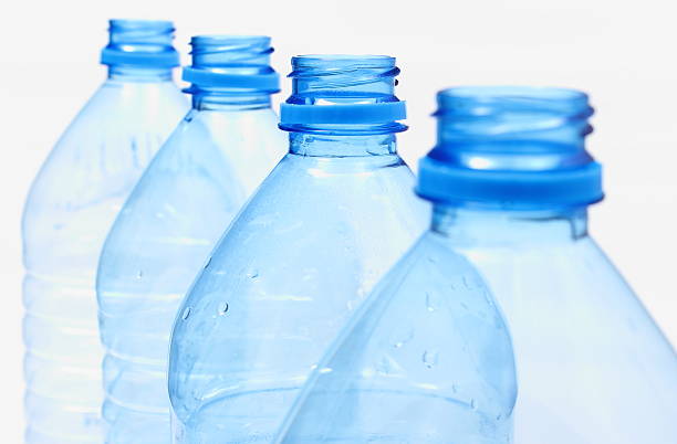 istock Used plastic bottles of mineral water 490801228