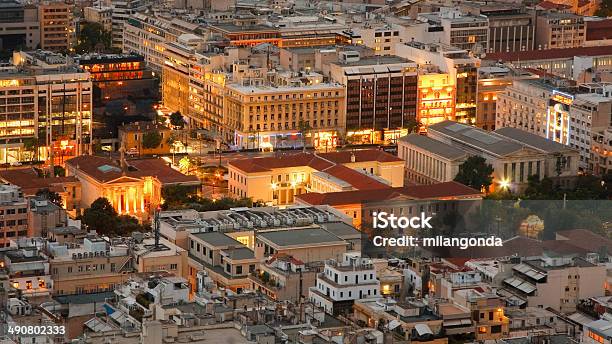 Dachy Athenian Grecja - zdjęcia stockowe i więcej obrazów Ateny - Grecja - Ateny - Grecja, Bez ludzi, Fotografika