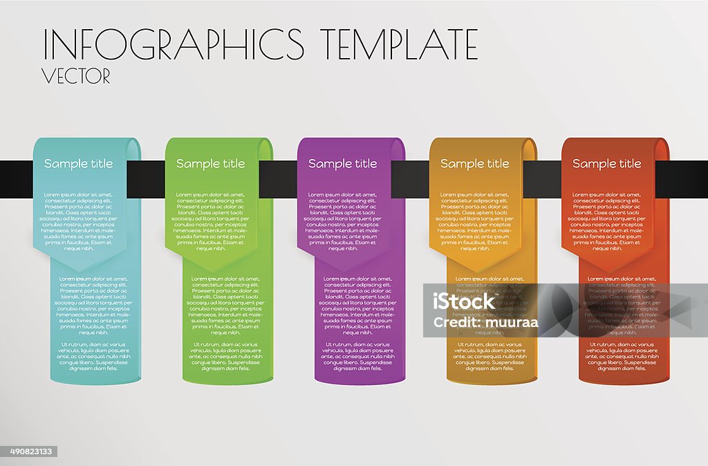 Infographic Poster Color Code Color Infographic Stock Illustration - Download Image Now - Brochure ...