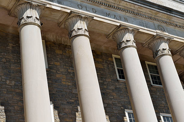 istock Architectural Details of Old Main in Penn State 490826589