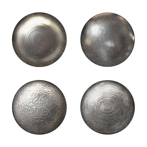 Steel rivet heads collection Steel rivet heads collection - isolated on white bolt fastener photos stock pictures, royalty-free photos & images