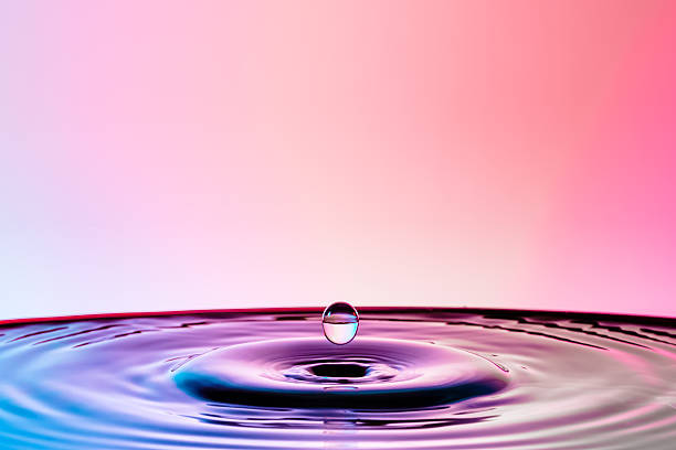 istock Drops of water on a colorful background. 490849936