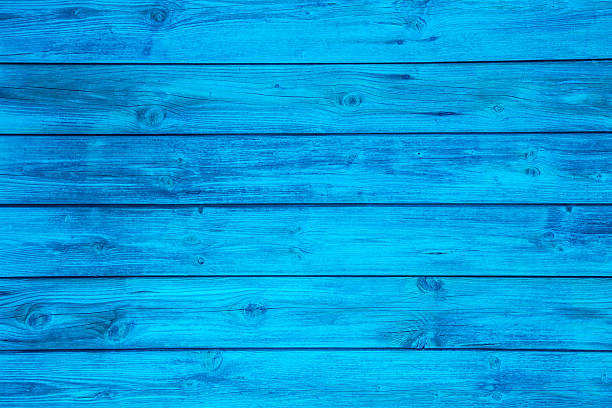 istock Surface of an empty blue wooden background. 490849975