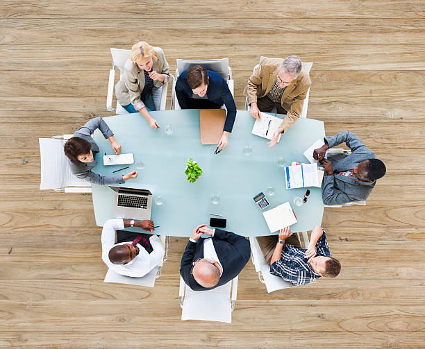 Group of Business People in a Meeting