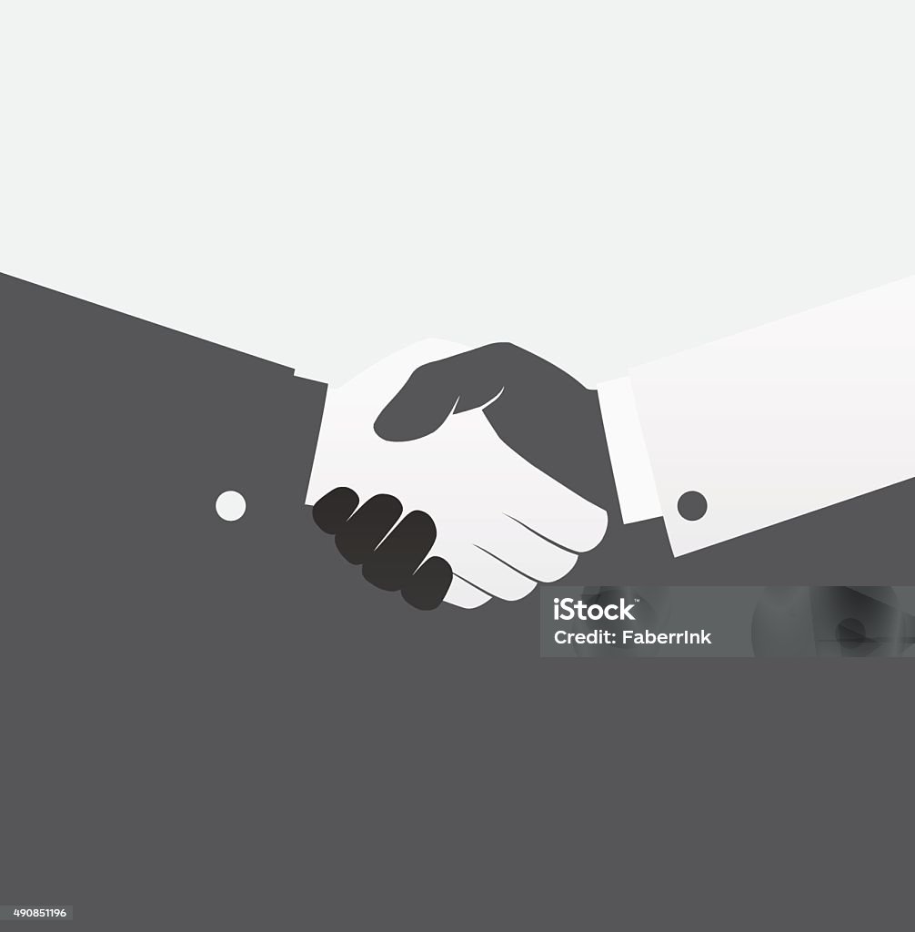 Handshake Vector black and white handshake icon Handshake stock vector