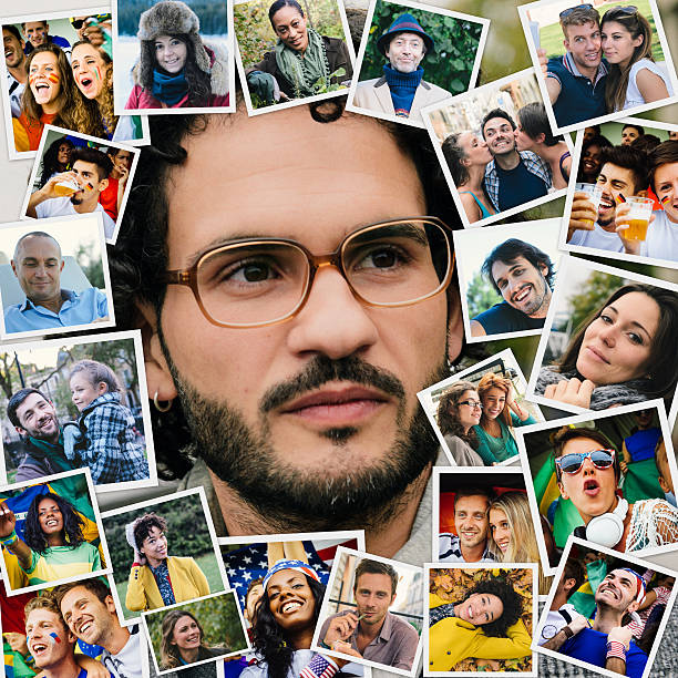 istock Young adult man thinking about all his friends 490851597