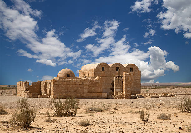 istock Quseir (Qasr) Amra desert castle near Amman, Jordan. 490851941