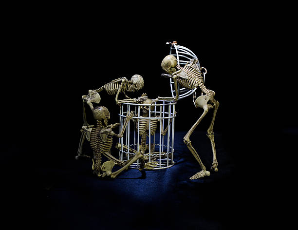 istock One dark corner on Halloween night, still life 490852028