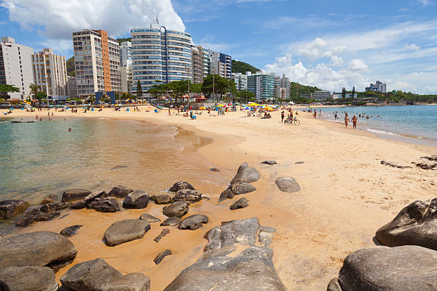 Beach Vitoria,Espirito Santo,Brazil stock photo
