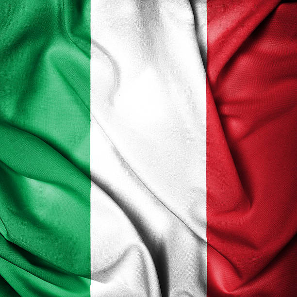 istock Close up Flag of Italy 490852985
