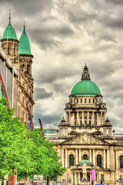 Photo of View of Belfast City Hall from Donegall Place