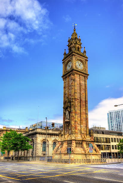 istock Albert Memorial Clock in Belfast - Northern Ireland 490853446