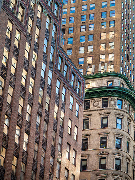 istock View of tall brick buildings on Manhattan 490876002