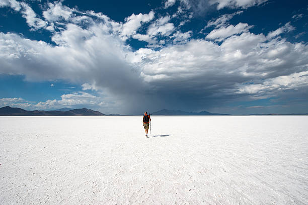 Bonneville salt flats, Utah Bonneville salt flats, Utah bonneville salt flats stock pictures, royalty-free photos & images