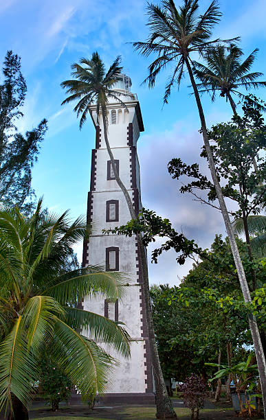 istock Beacon on the cape Point Venus, Tahiti 490877586