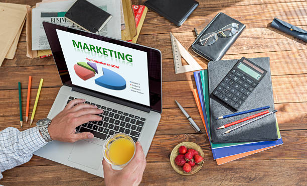 istock Freelance Consultant Working at Wooden Desk 490879570