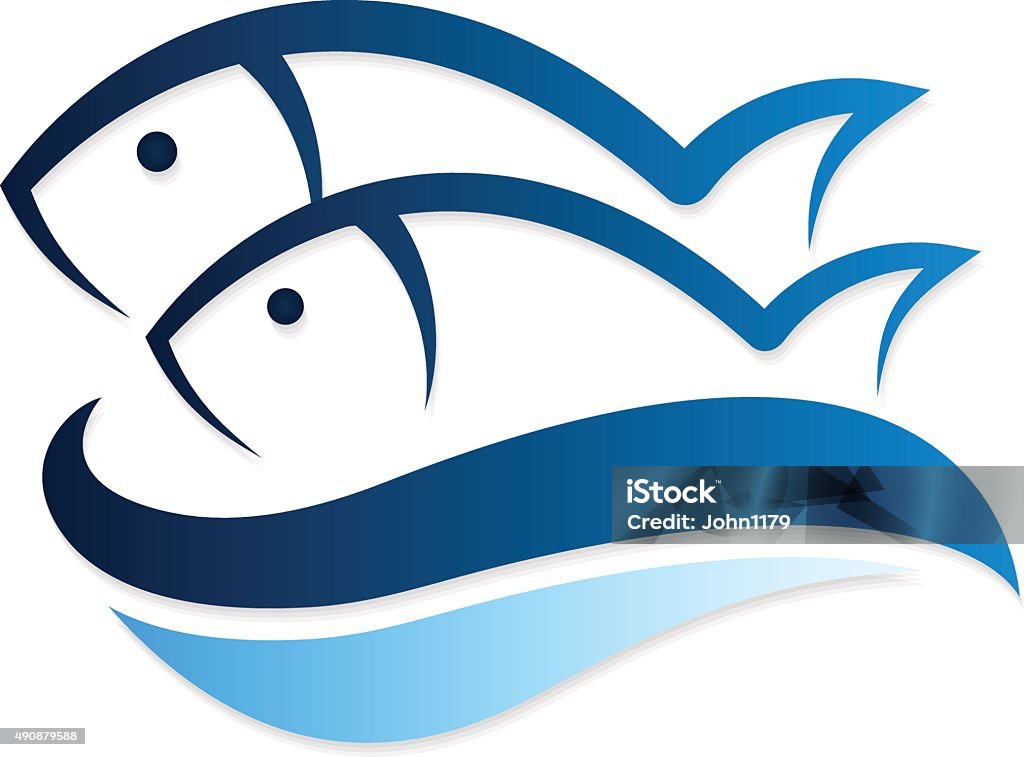 Multiple Fish Vector Two Fish Vector Stock Illustration - Download Image Now - Sale, Seafood ...