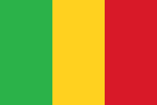 illustrations, cliparts, dessins animés et icônes de drapeau de mali - mali