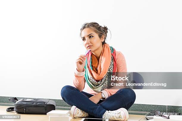 Thinking And Learn Stock Photo - Download Image Now - Adult, Beautiful People, Beauty