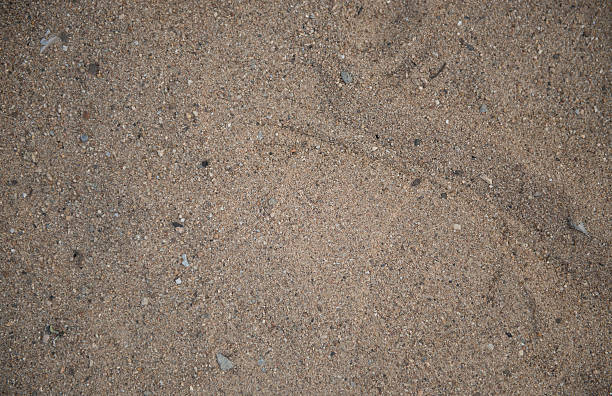 sand texture from sand pile stock photo