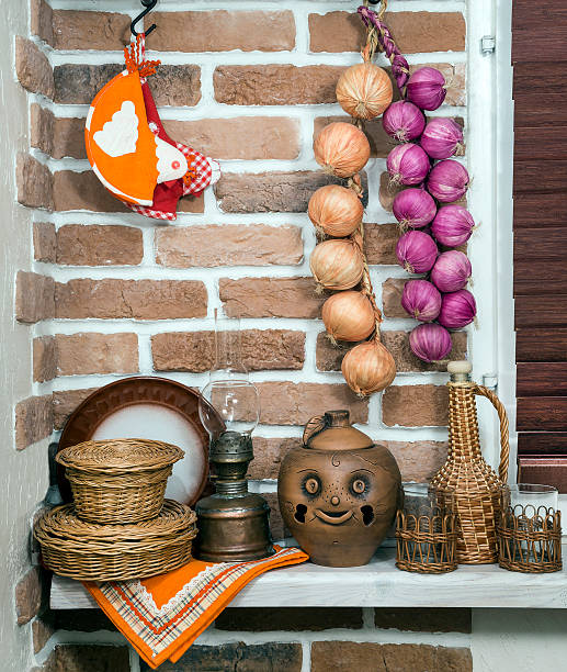 istock tableware made of clay in the interior 490881300