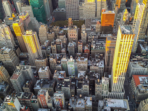 istock Breath taking view of Manhattan from Empire State Building 490881784