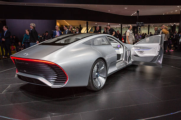 2015 Mercedes-Benz IAA Concept Frankfurt, Deutschland - September 16, 2015: 2015 Mercedes-Benz IAA Concept presented on the 66th International Motor Show in the Messe Frankfurt mercedes argentina stock pictures, royalty-free photos & images