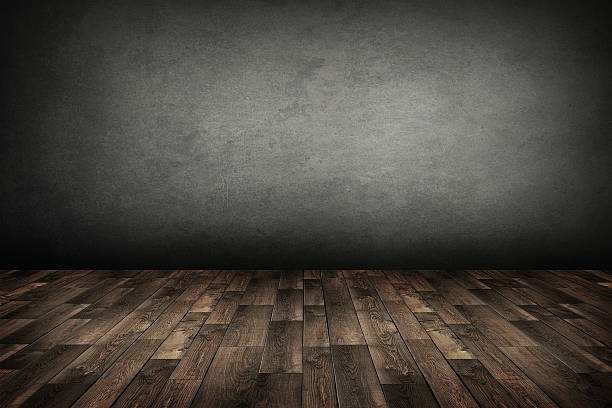 istock old room with concrete wall and wooden floor 490882984