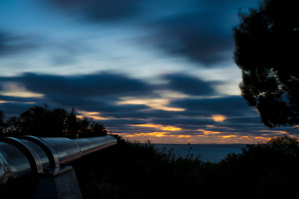 gun at sunset