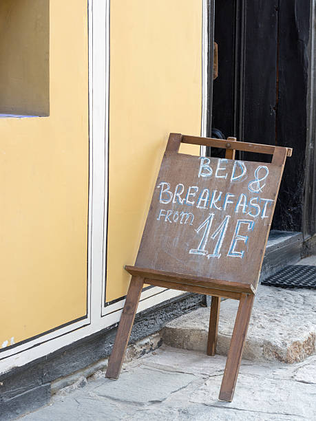 istock Old sign of a hotel, Plovdiv, Bulgaria 490884067