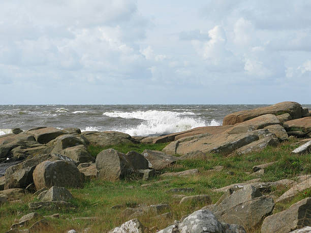 istock Skrea Strand Falkenberg rocks 490888736