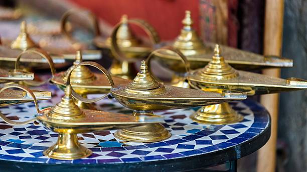istock selective focus on lamps like the one of aladins dschinn 490889252