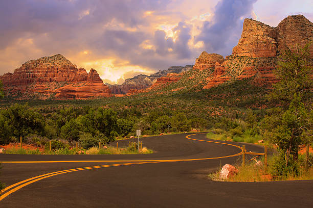 Sedona Arizona Sunrise stock photo