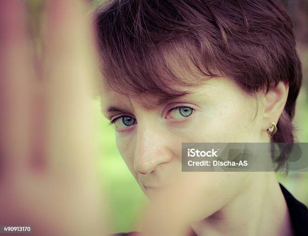 Woman In Depression Stock Photo - Download Image Now - 2015, 30-39 Years, Adult