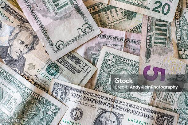 American Cash Stock Photo - Download Image Now - 2015, American Culture, American One Dollar Bill