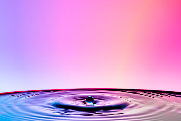 istock Drops of water on a colorful background. 490923700