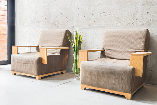 istock Beautiful luxury wooden sofa 490923718