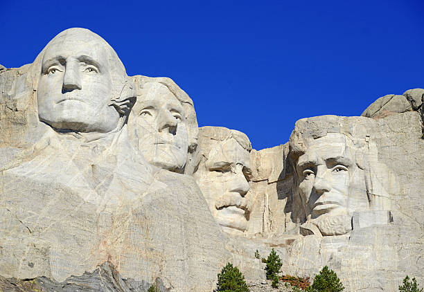 monumento nazionale del monte rushmore, black hills, south dakota, usa - mt rushmore national monument south dakota president day foto e immagini stock