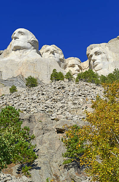 pomnik narodowy mount rushmore, black hills, south dakota, usa - mt rushmore national monument south dakota president day zdjęcia i obrazy z banku zdjęć