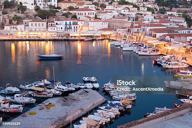 Hydra Island Greece Stock Photo - Download Image Now - Hydra - Greece, Greece, Aegean Sea