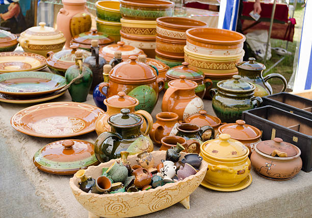 istock handmade ceramic clay ware souvenirs street market 490925715