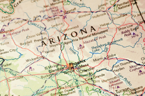 Mapa de Arizona photo