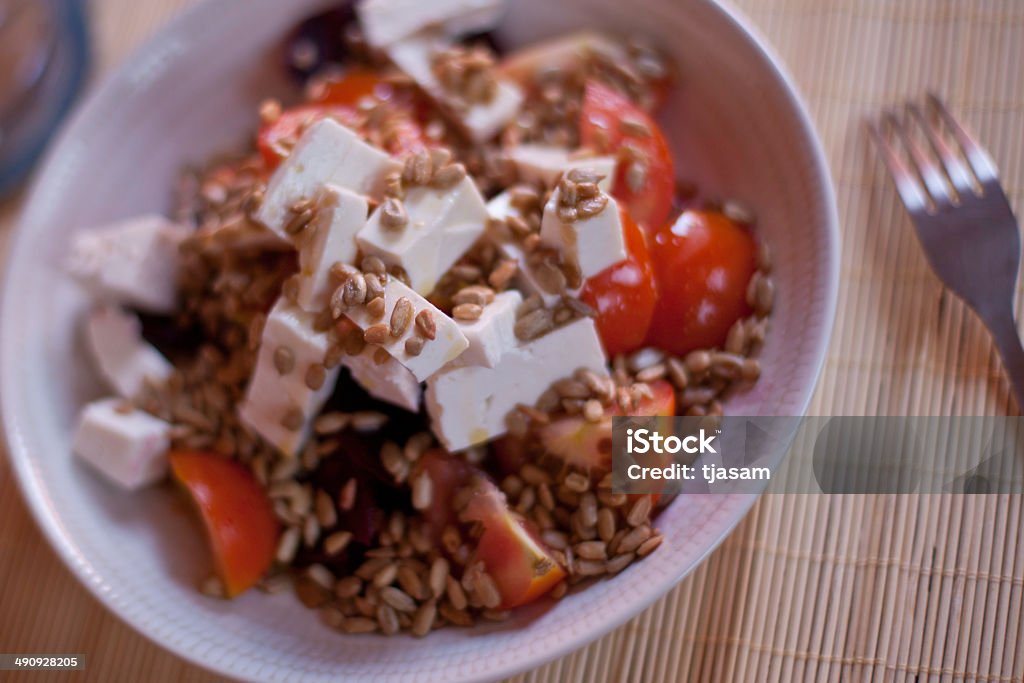 Insalata di formaggio di capra - Foto stock royalty-free di Alimentazione sana